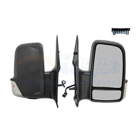 Rétroviseur éléctrique complet droit