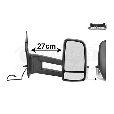 Rétroviseur éléctrique complet droit