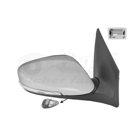 Rétroviseur éléctrique complet droit