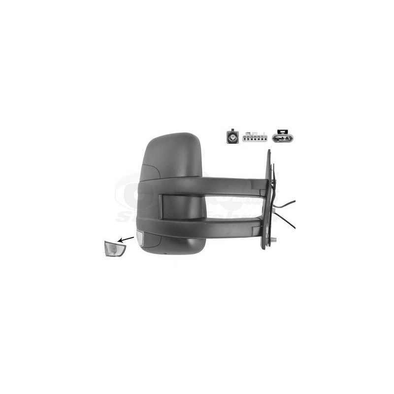 Rétroviseur éléctrique complet droit