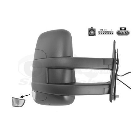 Rétroviseur éléctrique complet droit