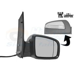 Rétroviseur éléctrique complet droit
