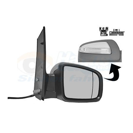 Rétroviseur éléctrique complet droit