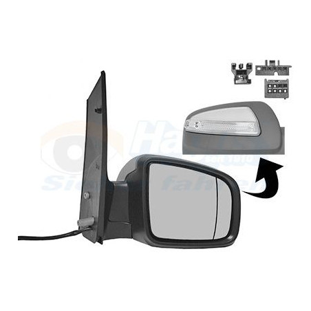 Rétroviseur éléctrique complet droit
