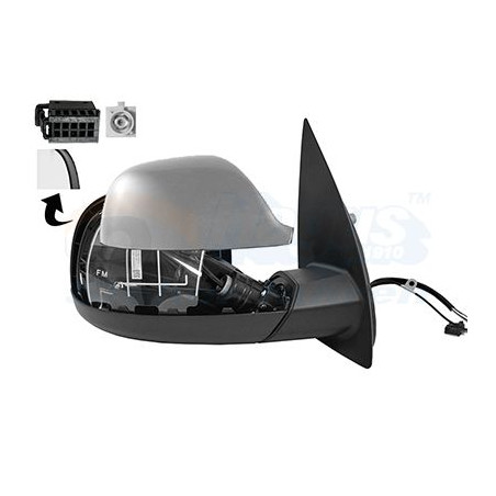 Rétroviseur éléctrique complet droit