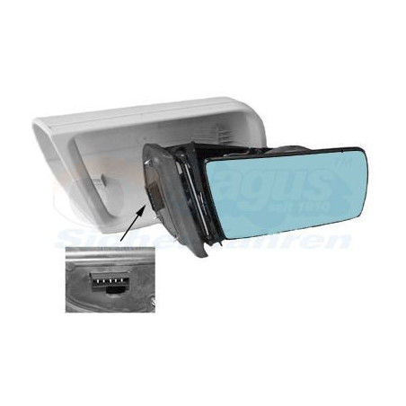Rétroviseur éléctrique complet droit