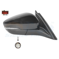 Rétroviseur éléctrique complet droit