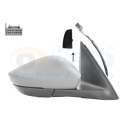 Rétroviseur éléctrique complet droit