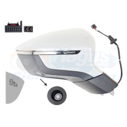 Rétroviseur éléctrique complet droit