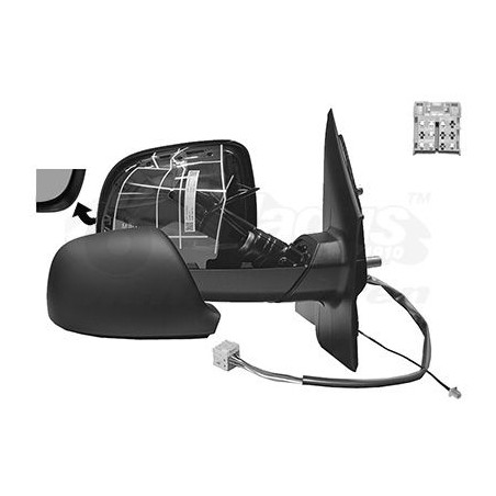 Rétroviseur éléctrique complet droit