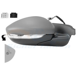 Rétroviseur éléctrique complet droit