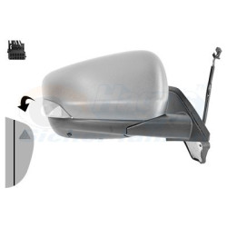 Rétroviseur éléctrique complet droit