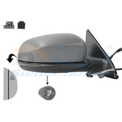 Rétroviseur éléctrique complet droit