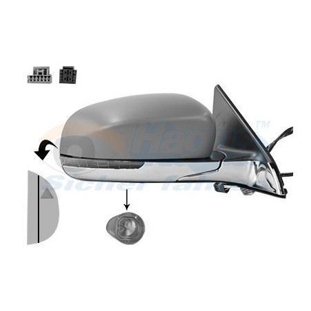 Rétroviseur éléctrique complet droit