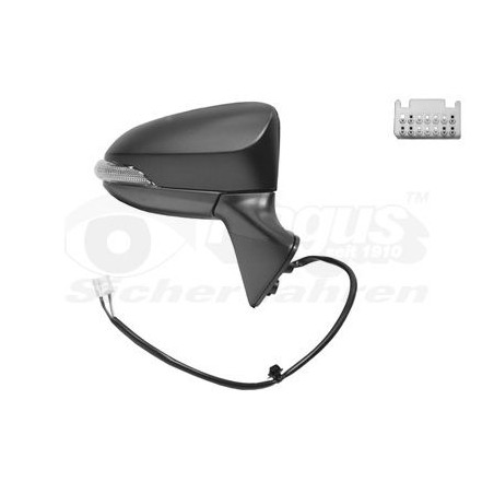 Rétroviseur éléctrique complet droit