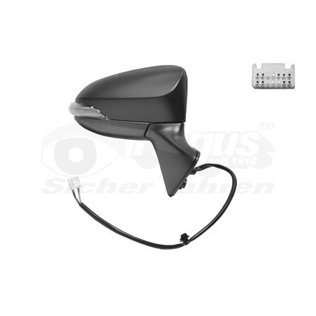 Rétroviseur éléctrique complet droit