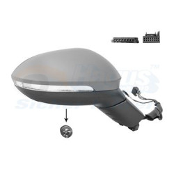 Rétroviseur éléctrique complet droit