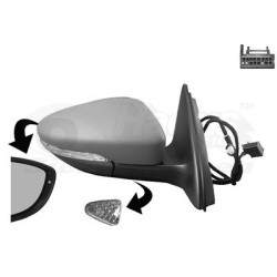 Rétroviseur éléctrique complet droit