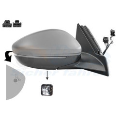 Rétroviseur éléctrique complet droit