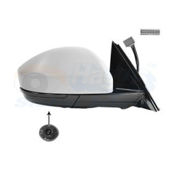 Rétroviseur éléctrique complet droit