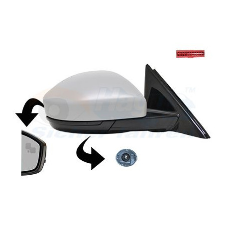 Rétroviseur éléctrique complet droit