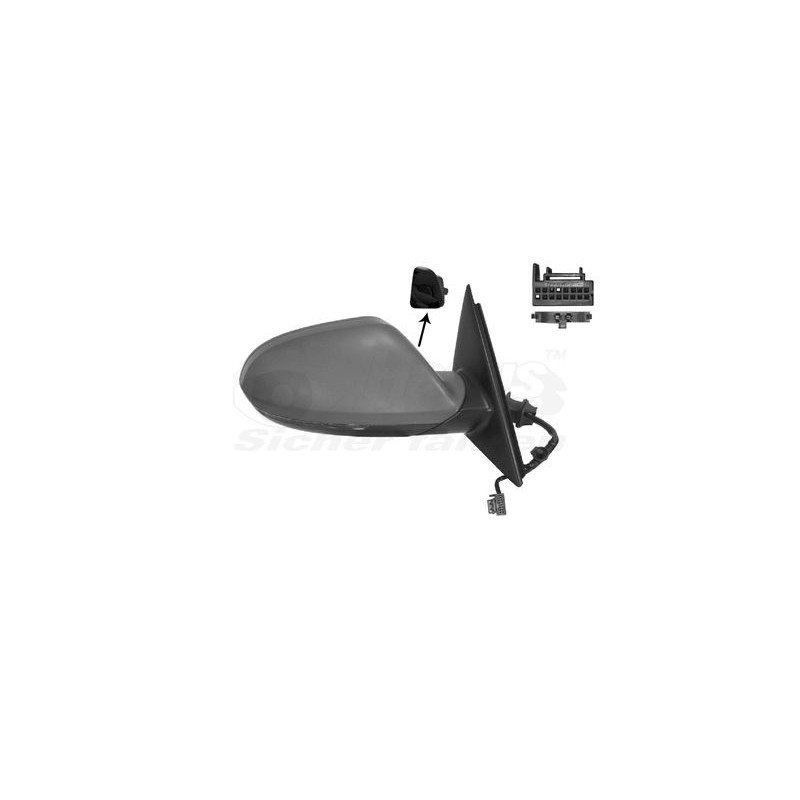 Rétroviseur éléctrique complet droit
