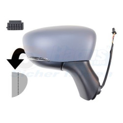 Rétroviseur éléctrique complet droit