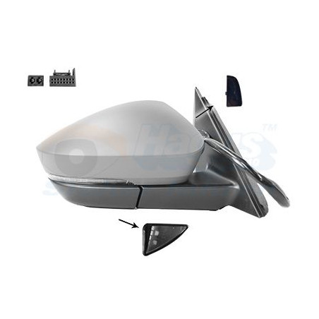 Rétroviseur éléctrique complet droit