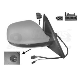 Rétroviseur éléctrique complet droit