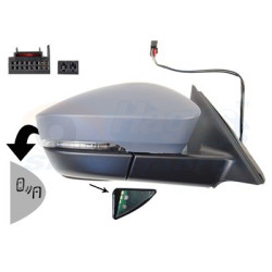 Rétroviseur éléctrique complet droit