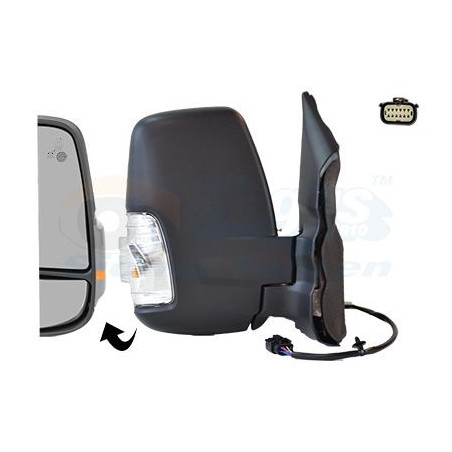 Rétroviseur éléctrique complet droit