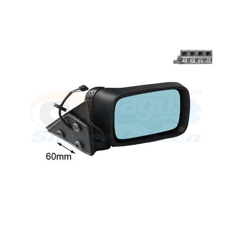 Rétroviseur éléctrique complet droit