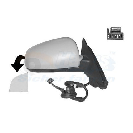 Rétroviseur éléctrique complet droit