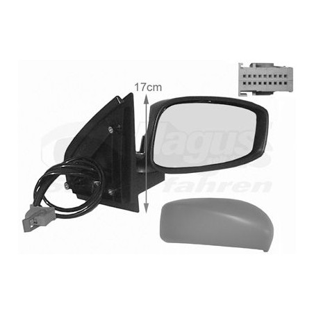 Rétroviseur éléctrique complet droit