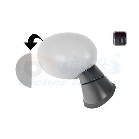 Rétroviseur éléctrique complet droit