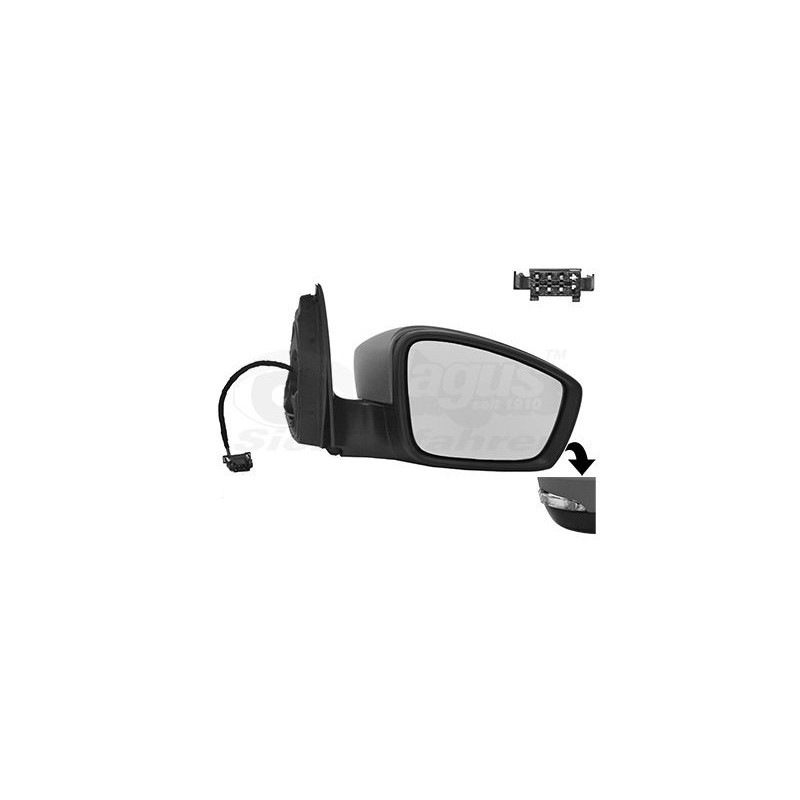 Rétroviseur éléctrique complet droit