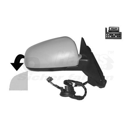 Rétroviseur éléctrique complet droit