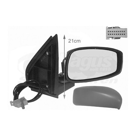 Rétroviseur éléctrique complet droit