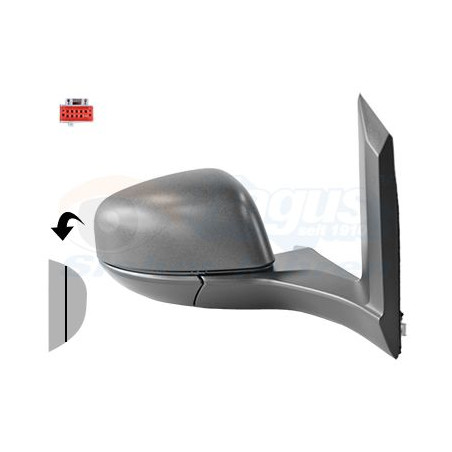 Rétroviseur éléctrique complet droit