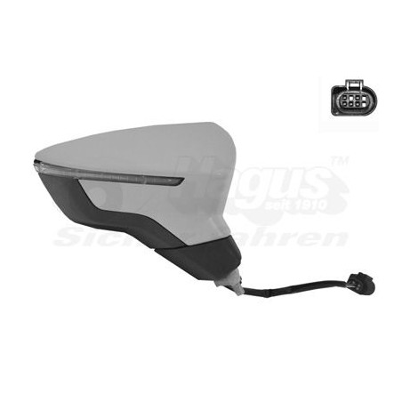 Rétroviseur éléctrique complet droit