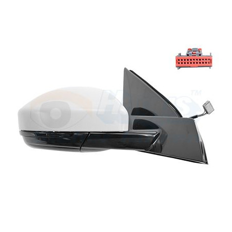 Rétroviseur éléctrique complet droit