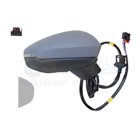 Rétroviseur éléctrique complet droit