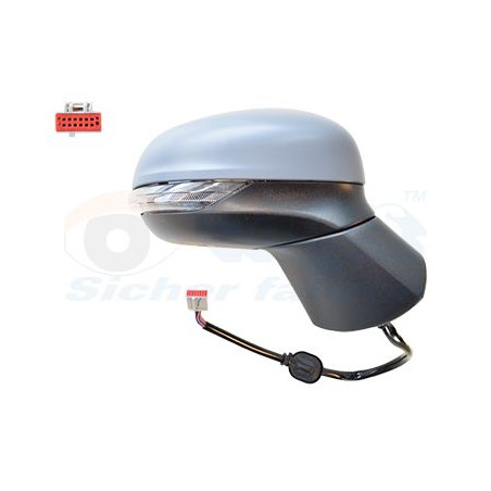 Rétroviseur éléctrique complet droit