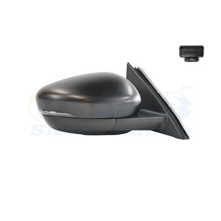 Rétroviseur éléctrique complet droit