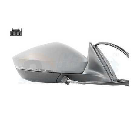 Rétroviseur éléctrique complet droit