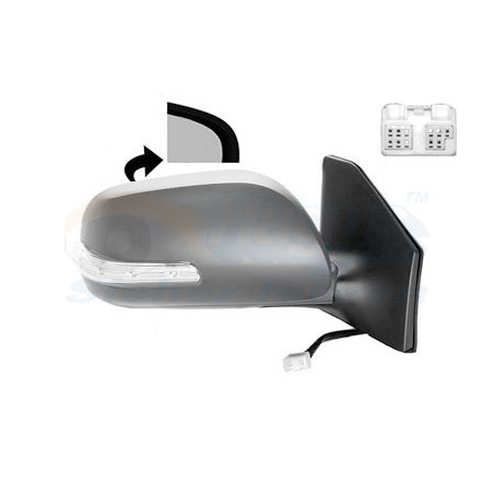 Rétroviseur éléctrique complet droit