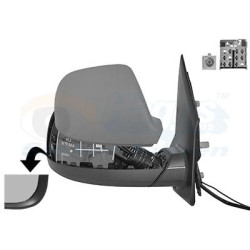 Rétroviseur éléctrique complet droit