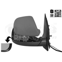 Rétroviseur éléctrique complet droit
