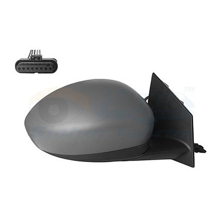 Rétroviseur éléctrique complet droit 7pin chauffant primer avec sonde de température