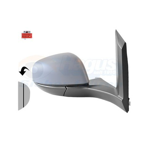 Rétroviseur éléctrique complet droit